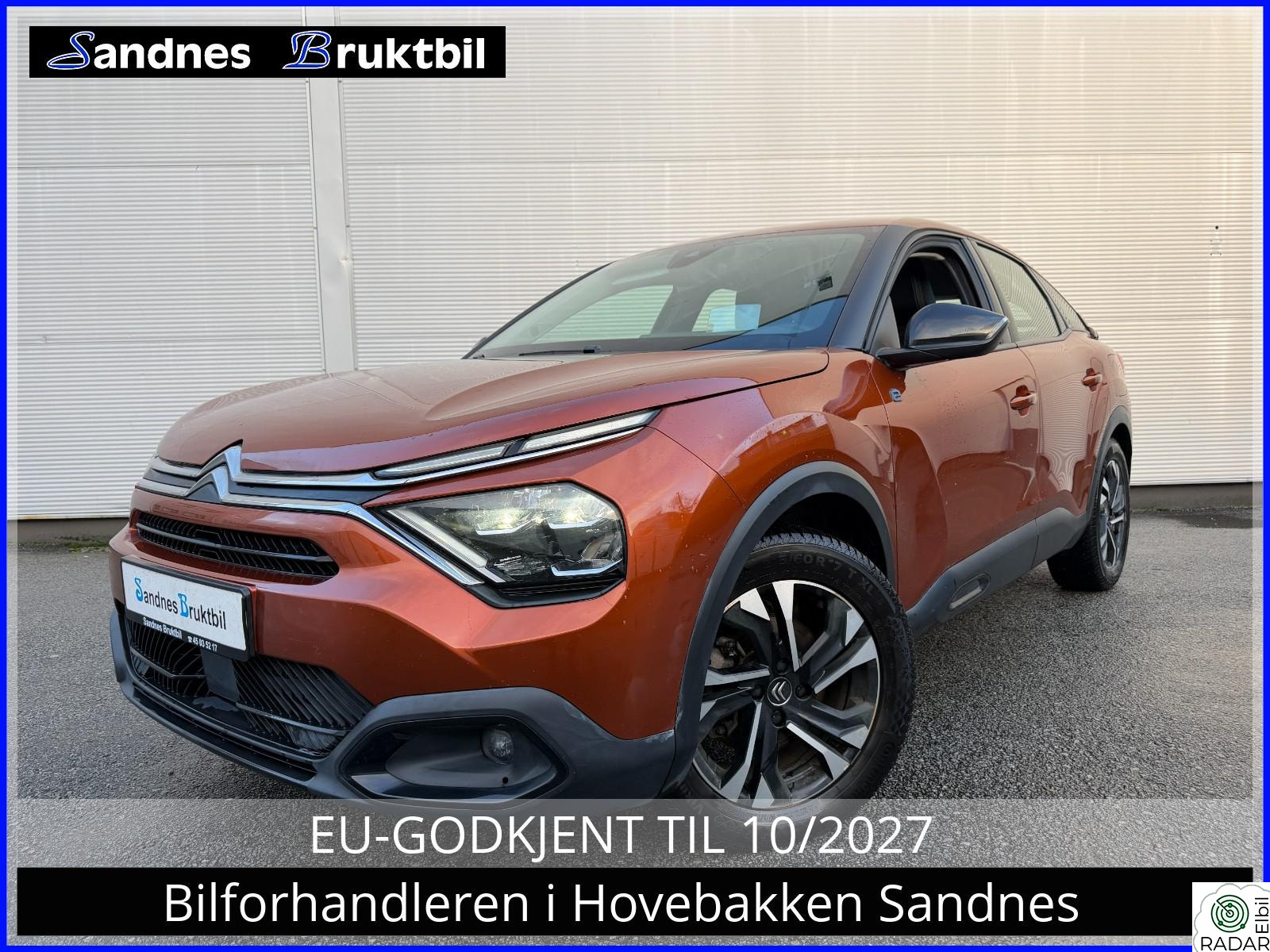 CITROEN E-C4 HUD,CRUISE,NAVI,TLF,DAB+,KAMERA,VARME RATT,LED,KEYLESS