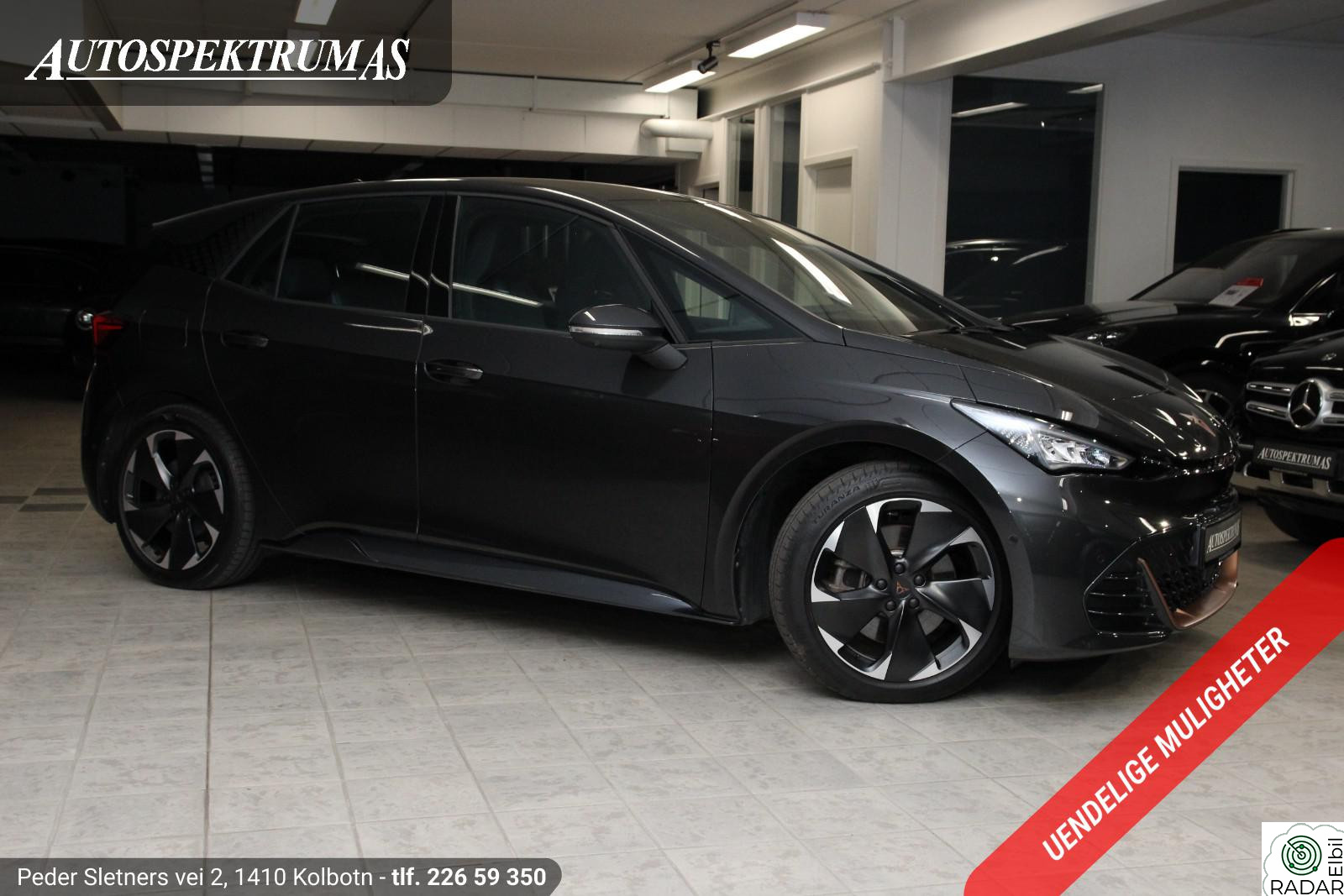 CUPRA BORN 170 KW 77/82 KWH 77 - 547WLTP Største Batteri/Navi/Carplay/360/Lav km++