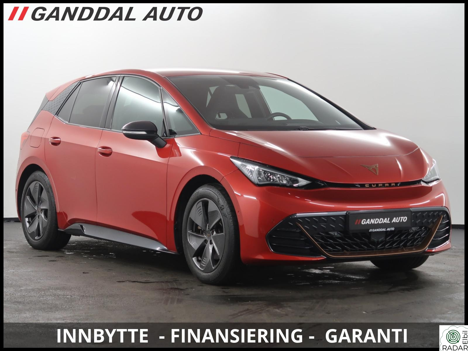 CUPRA BORN 150 KW 58/62 KWH 58 /424WLTP 204HK/KAMERA/KEYLESS/ACC/LED/NAVI/OPPV.RATT