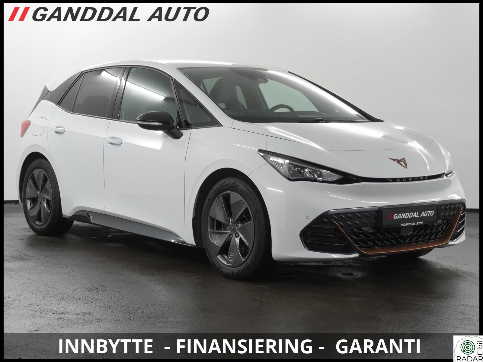CUPRA BORN 150 KW 58/62 KWH 58 420WLTP 204HK/DINAMIC EL.STOL/KAMERA/KEYLESS/ACC/LED