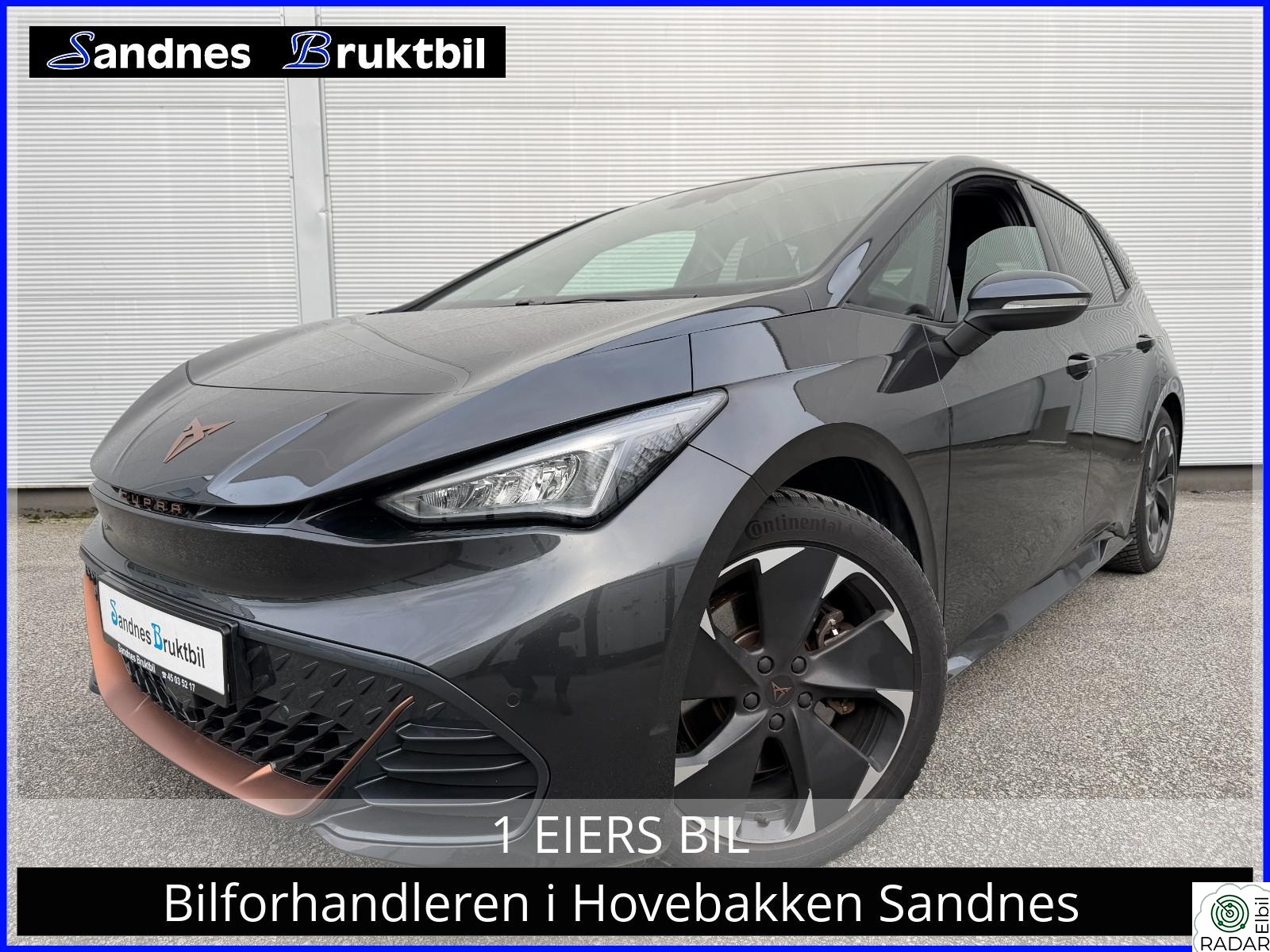 CUPRA BORN 170 KW 58/62 KWH E BOOST 58,ACC,BEATS,KAMERA,NAVI,PILOT M,VARME RATT,