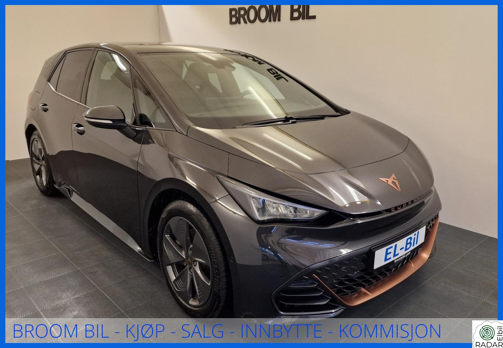 CUPRA BORN 150 KW 58/62 KWH 2023 - 204HK 424KM/ACC/KAM/NAVI/NORSK/NYBILGARANTI 2028