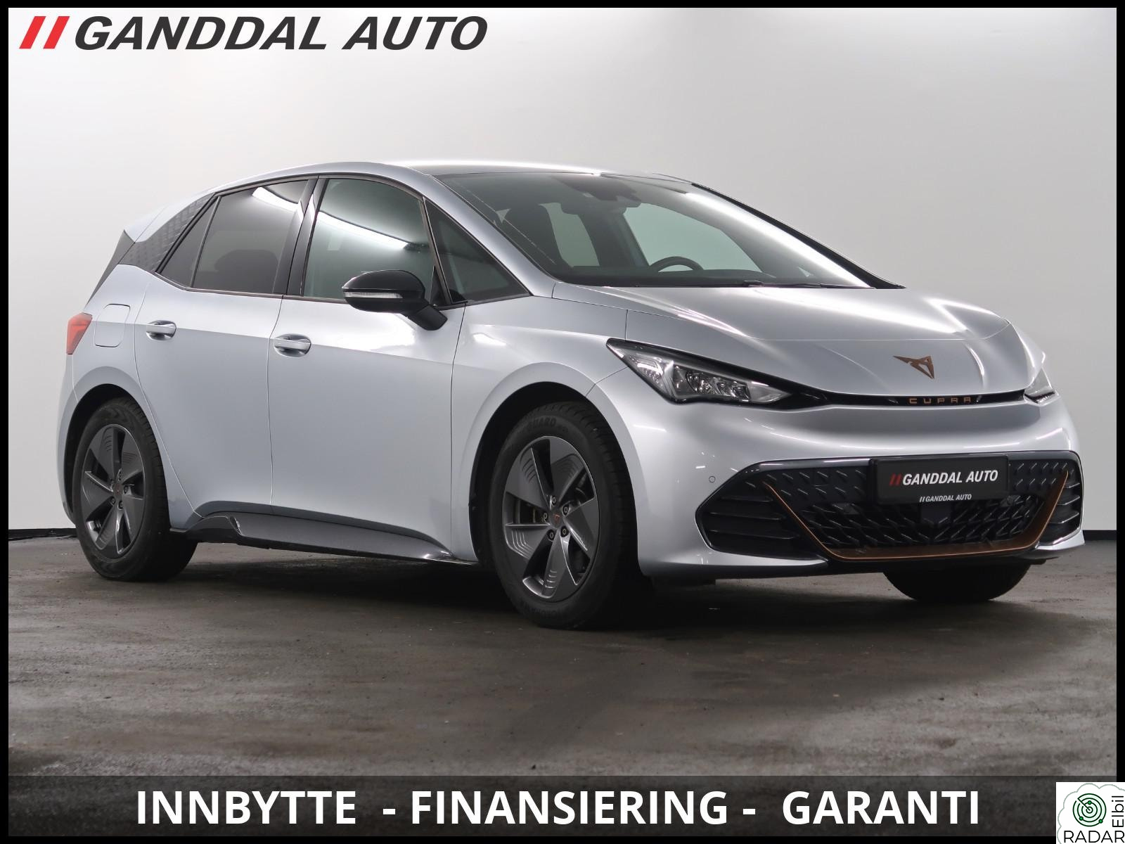 CUPRA BORN 150 KW 58/62 KWH 58 /424WLTP 204HK/KAMERA/KEYLESS/ACC/LED/NAVI/OPPV.RATT
