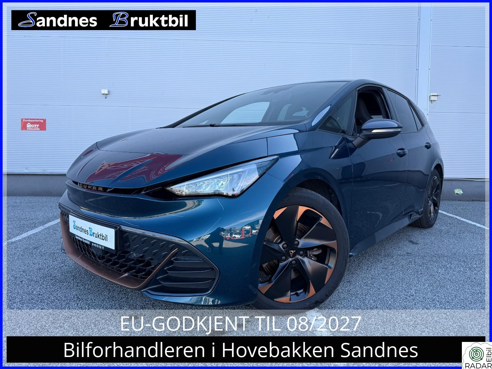 CUPRA BORN 204HK 420KM, KAMERA,ACC,SPORTSSETER,NAVI,TLF,DAB+,APP