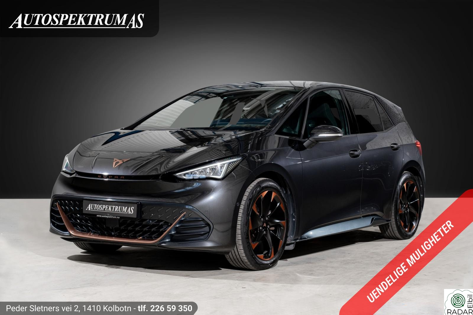 CUPRA BORN 58KWH 204HK FIRST 2/Kamera/Sportsseter/Varmepumpe/ACC++
