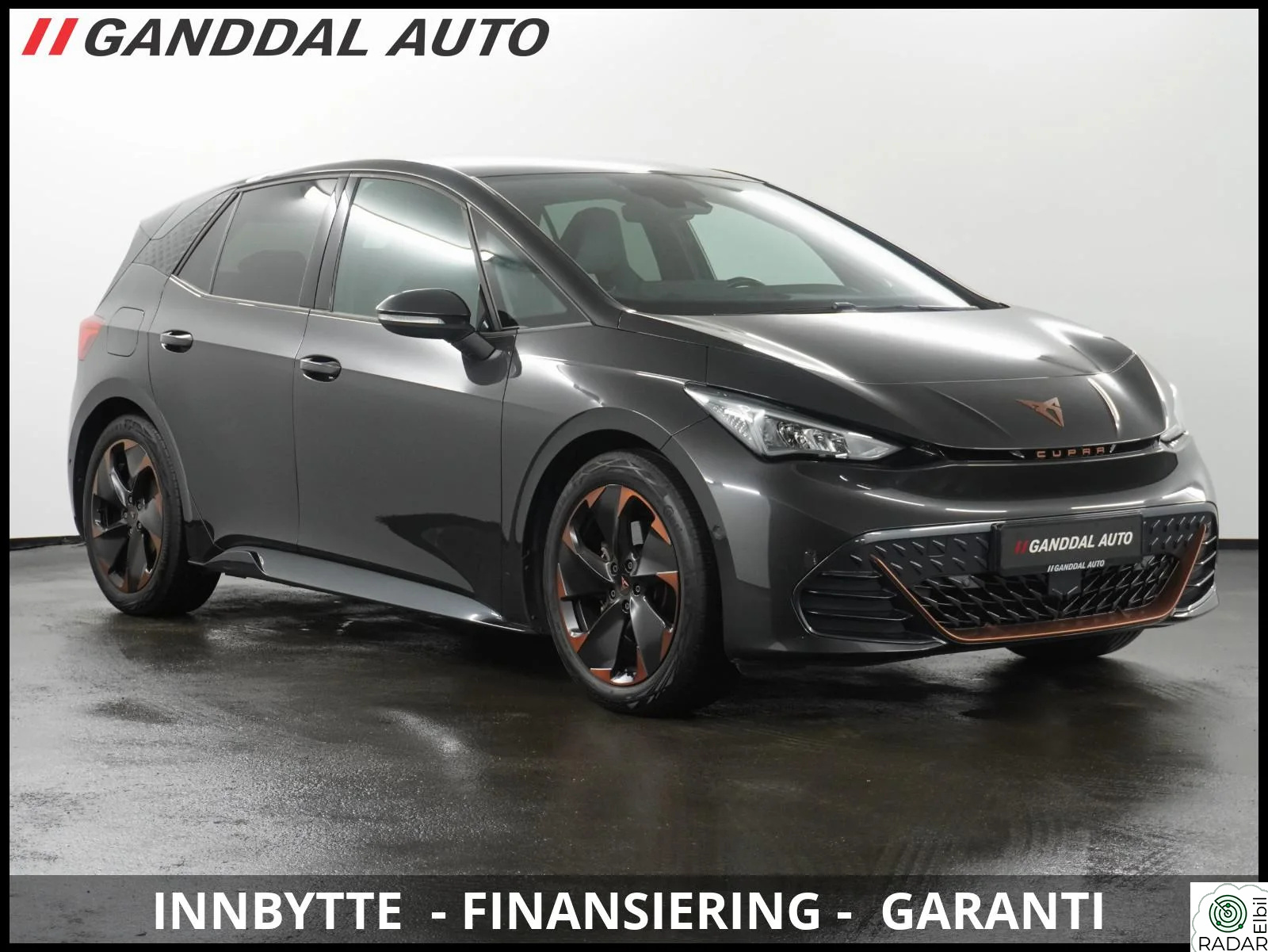 CUPRA BORN 150 KW 58/62 KWH SPORT/420WLT 204HK/EL.STOL/KAMERA/KEYLESS/ACC/OPPV.RATT