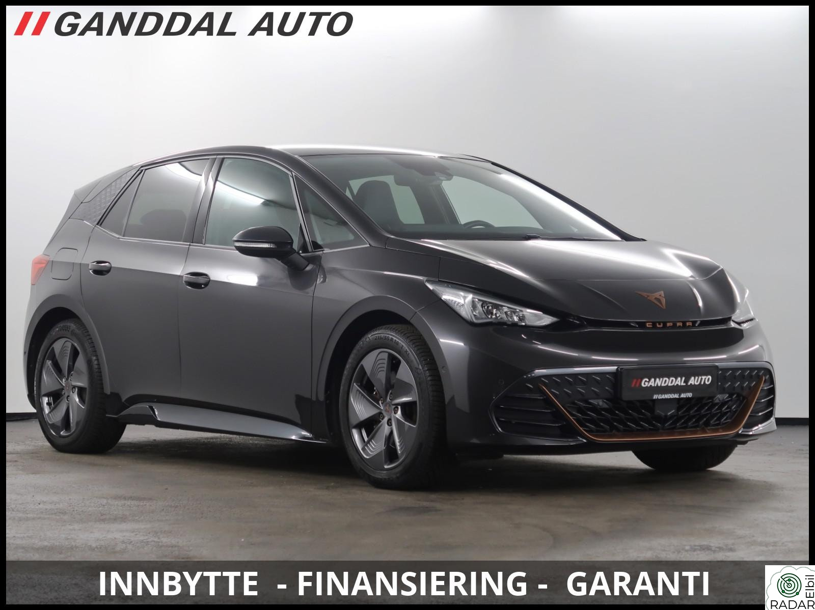 CUPRA BORN 150 KW 58/62 KWH 58 /414WLTP 204HK/ EL.SETER /KAMERA/KEYLESS/LED/ACC++