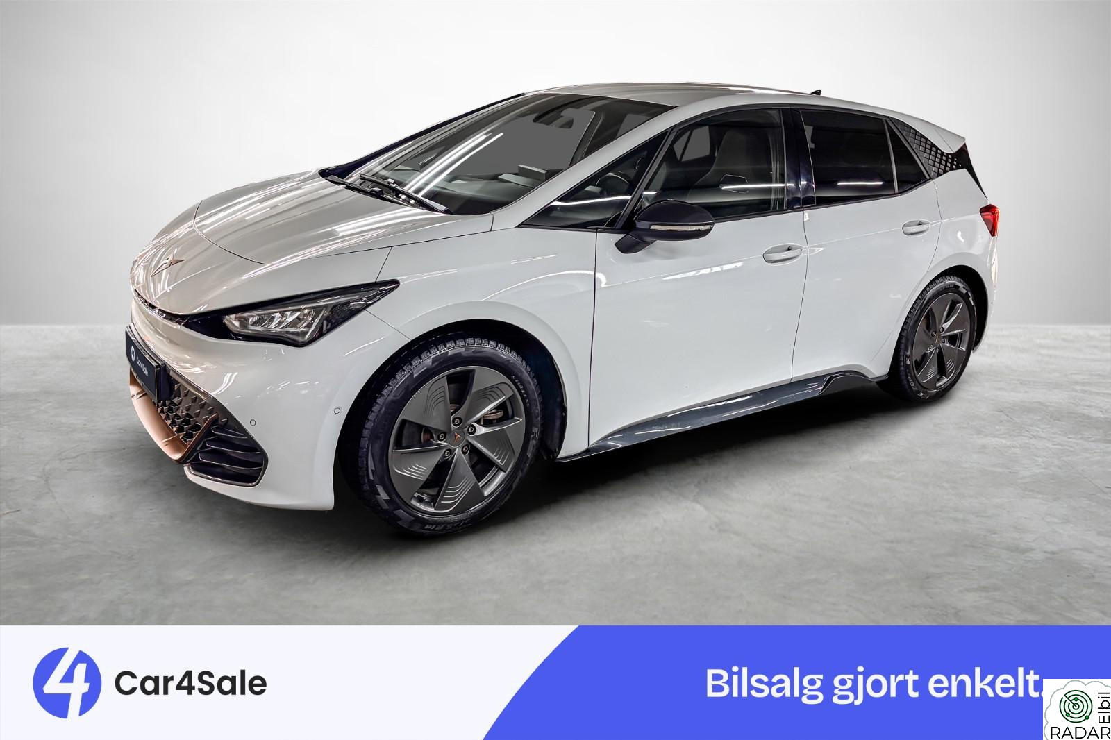 CUPRA BORN 150 KW 58/62 KWH 424km Sport/ ACC/ P.Varm/ V.Pumpe/ CarPlay/ DAB+/ Norsk