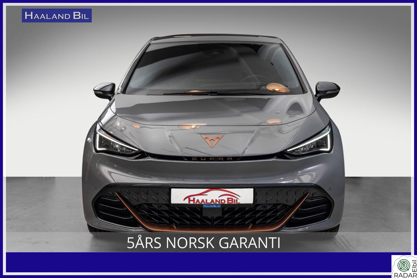 CUPRA BORN 150 KW 58/62 KWH NORSK BIL LAV KM 424WLTP 2 x 18" KAMERA