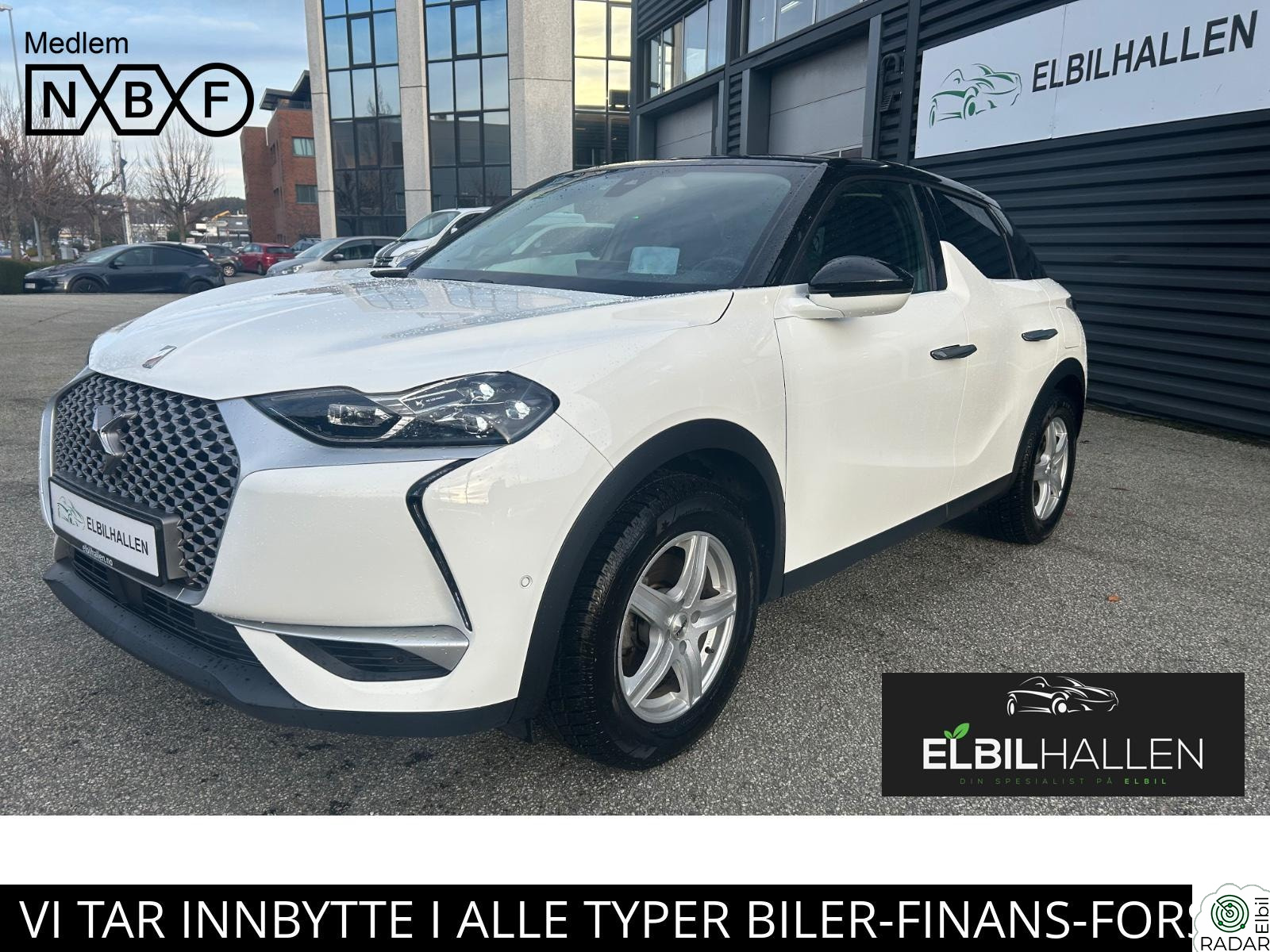DS DS3 CROSSBACK E-TENSE/NORSK/FULLSKINN/HEADUP/KAMERA/APPLE/MATRIX/NAVI