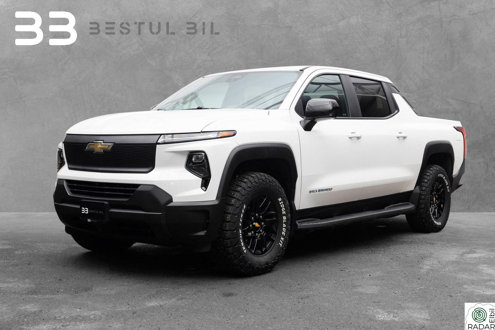 CHEVROLET SILVERADO EV WORK 3WT EV / 5 SETER / 65MIL / KR 850`EKS MVA / 35" HJUL