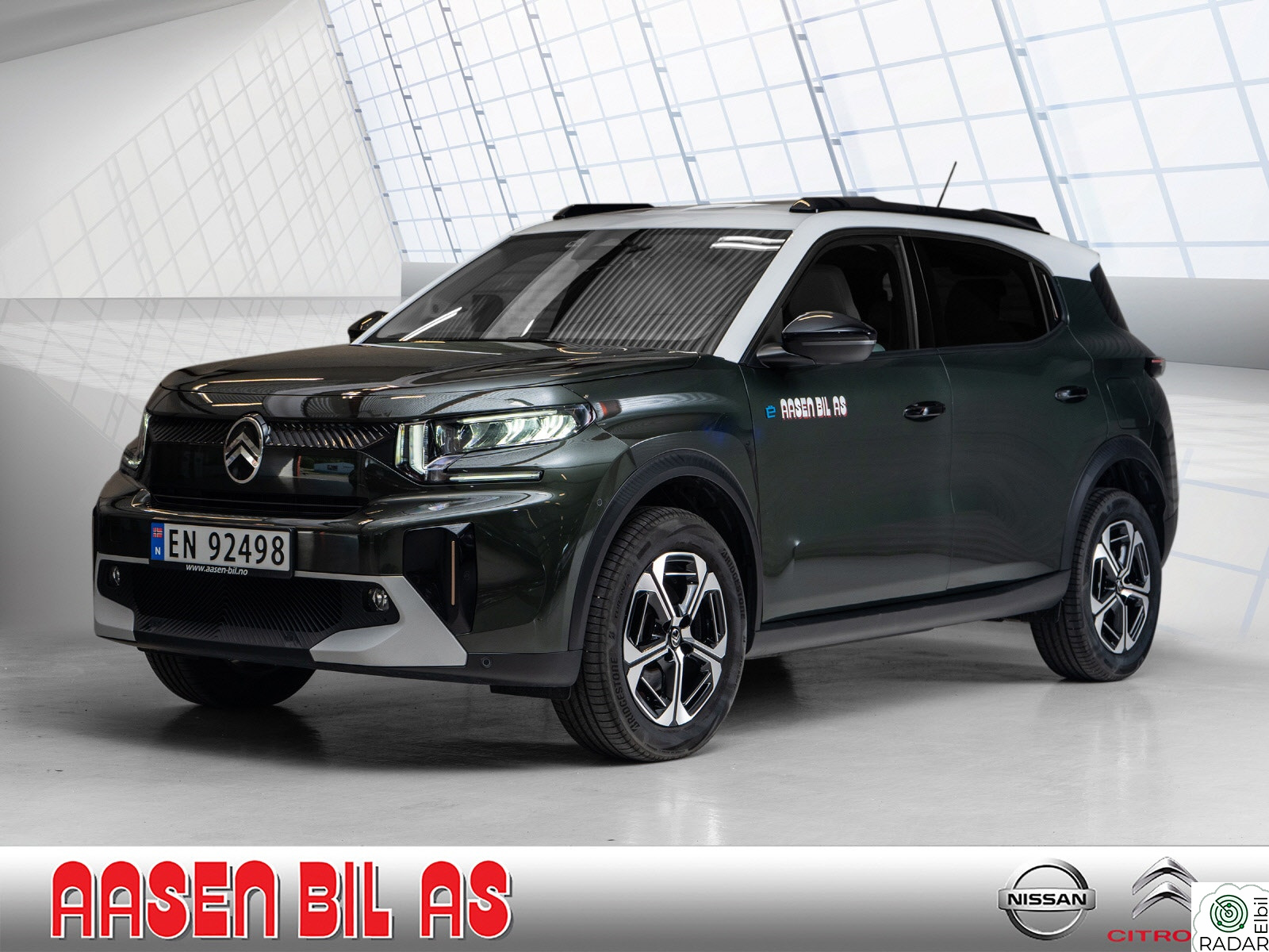 CITROEN e-C3 AIRCROSS Max 44kWh 113hk m/ny service og nydelig fargekombo!