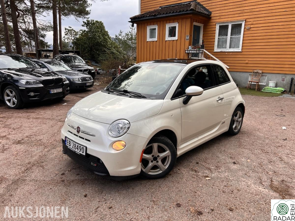 FIAT 500 E 24KW, Automat, Lav Km, 73893km, Automat, Reparasjonsobj