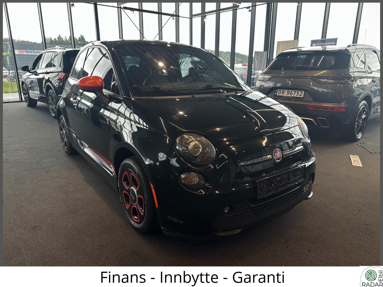 FIAT 500E Elektrisk/ Soltak/ Cruise/ Del-Skinn/ Radio/ EU.28/+++