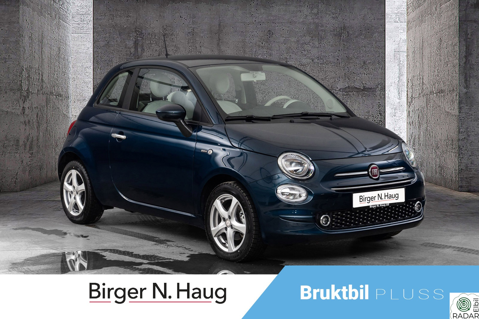 FIAT  Hybrid LEVERES MED 12MND GARANTI FRA KJØPSDATO!