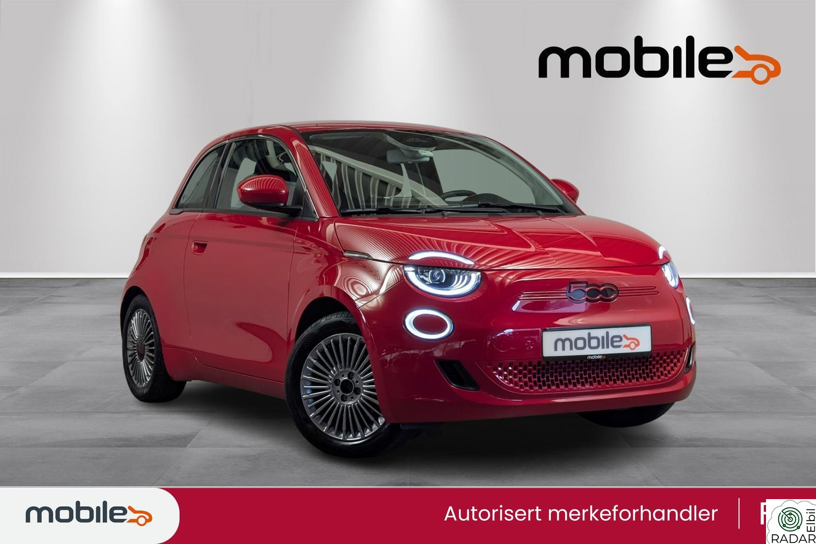 FIAT 500 RED/Ryggekamera/Garanti/Norskbil/DAB+/Apple carplay