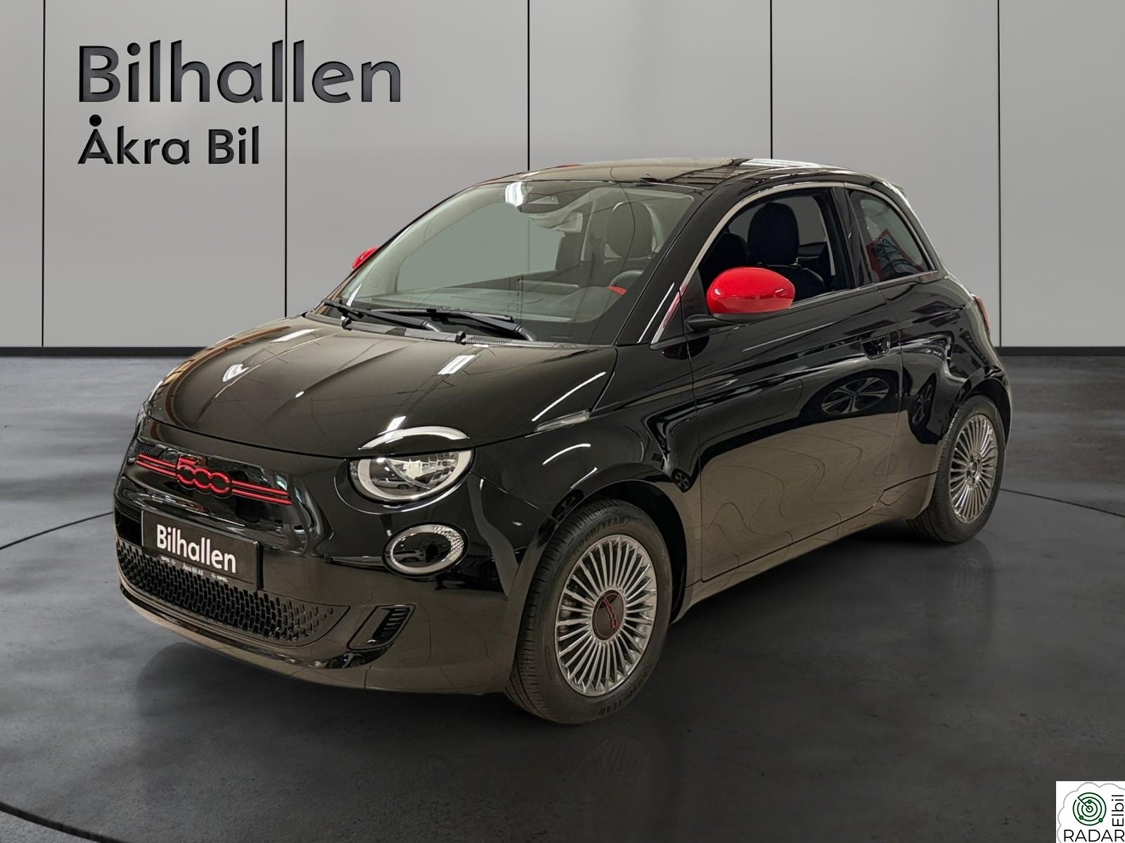 FIAT 500 Elektrisk RED *VRAKPANT*