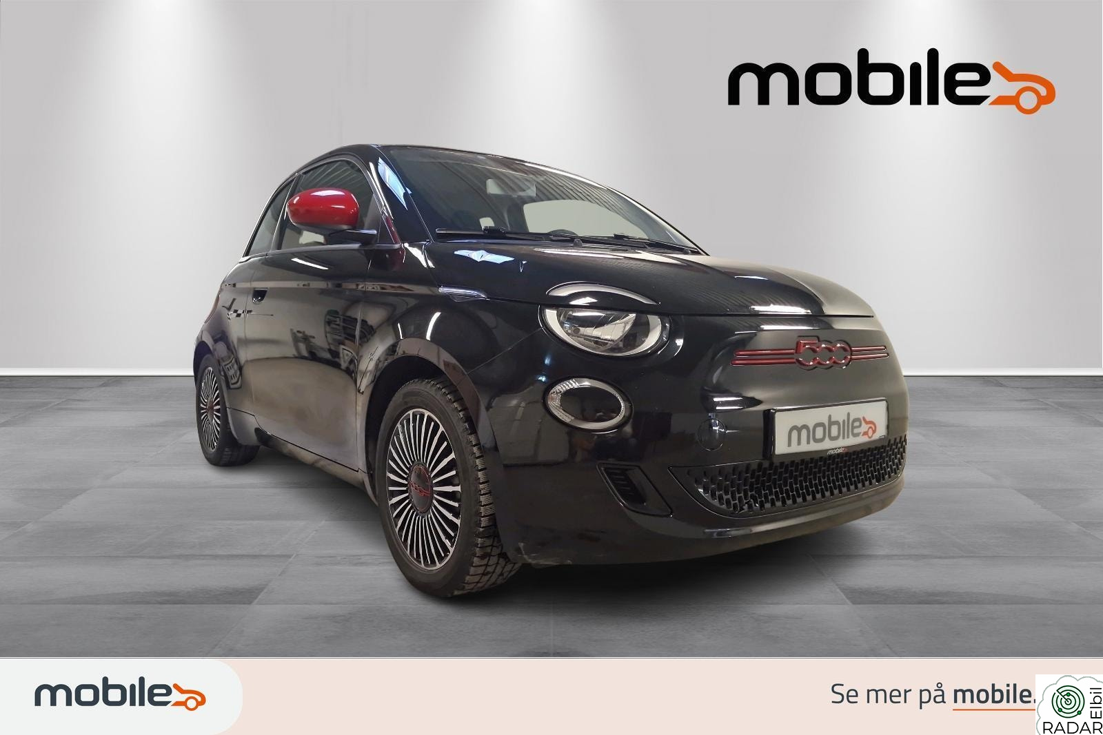 FIAT 500 RED Fiat e-500 , lav km-stand og ny service.