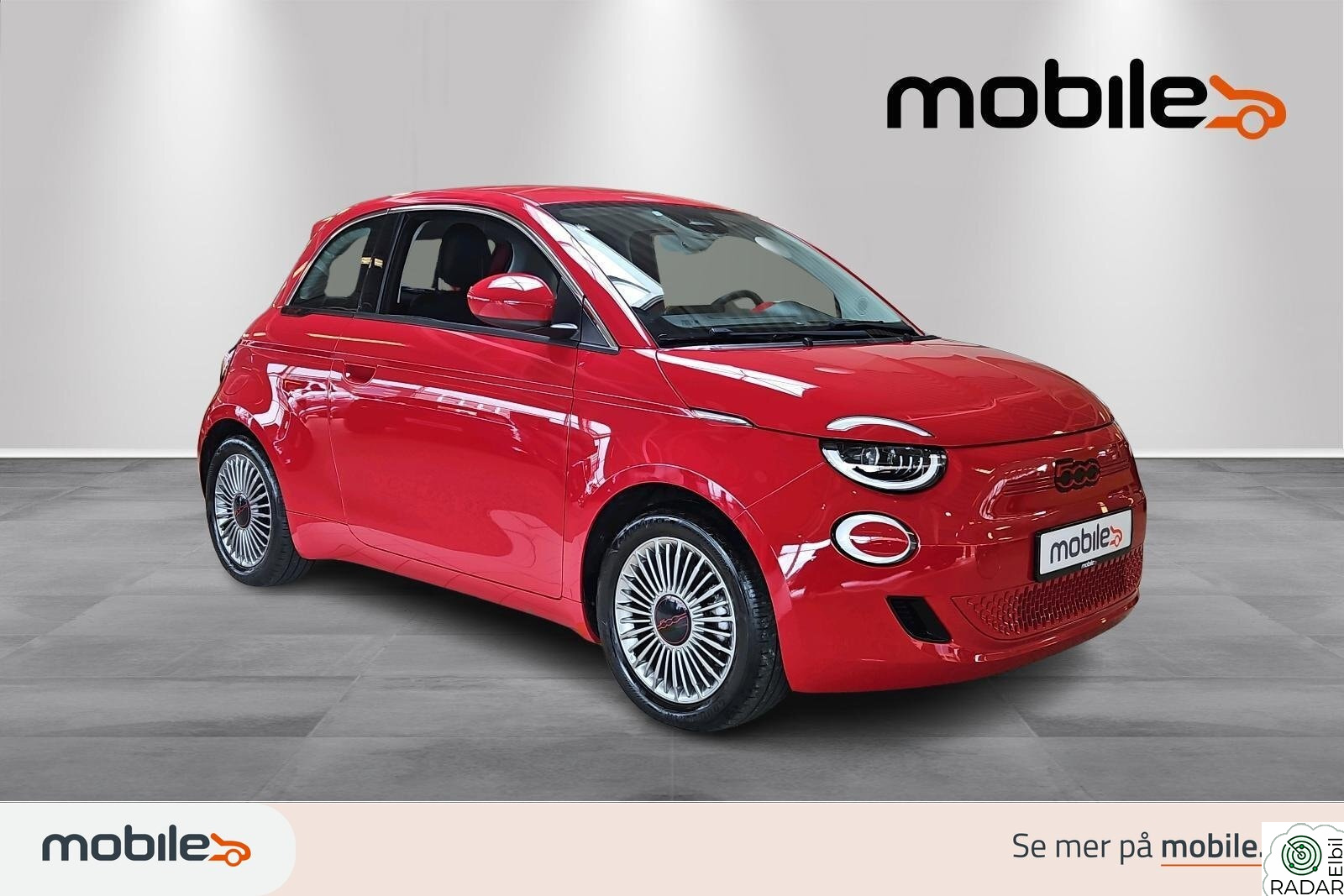 FIAT 500 RED / SE KM / Norsk /