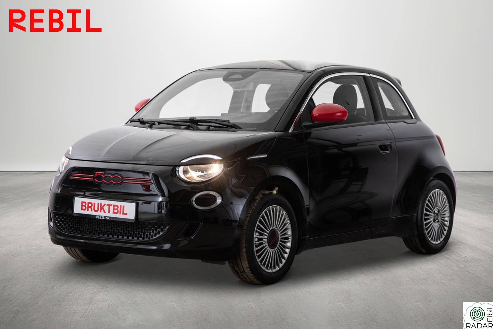 FIAT 500 322km(WLTP)/RED/Cruise/Navi/R.kam/Skiltgjenkjenning/DAB