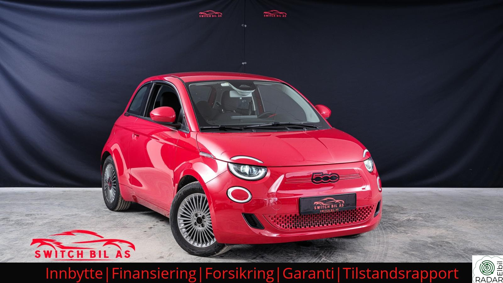 FIAT 500 RED/AppleCarPlay/360KAM/LED/Blindsone/LA PRIMA/Garanti