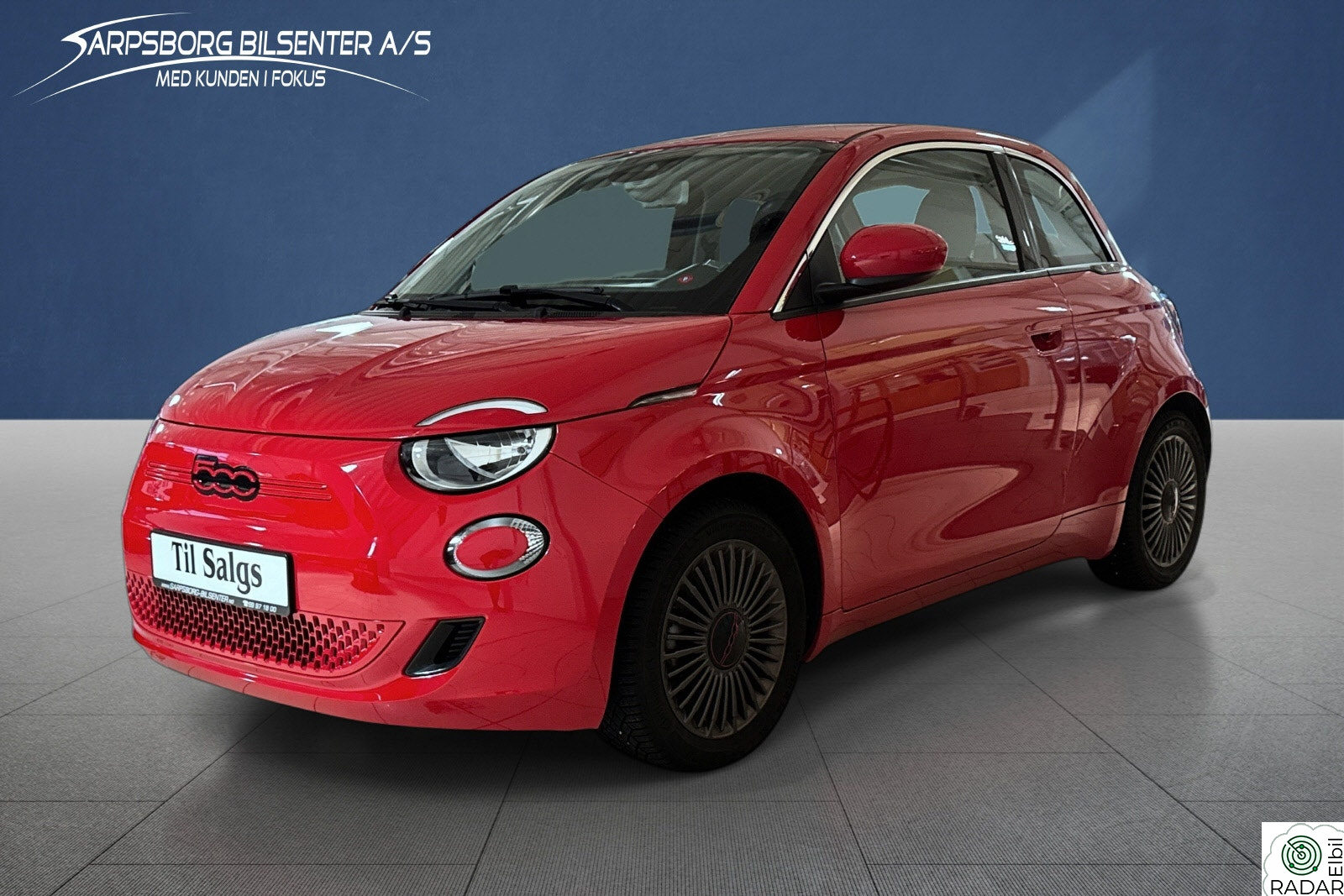 FIAT 500 RED Carplay,Navigasjon,Criuse, DAB