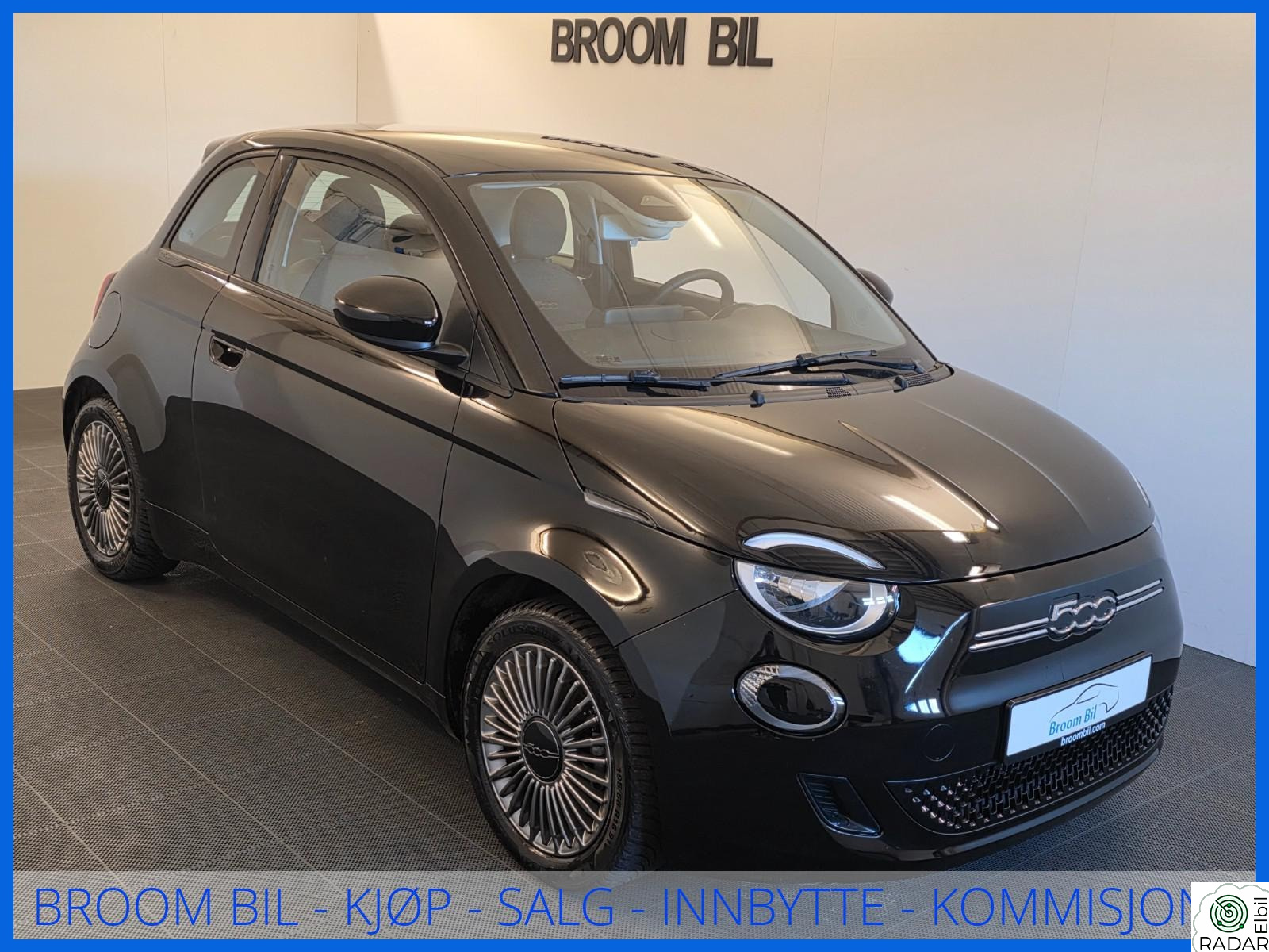 FIAT 500 ELECTRIC ICON 42kWh 118HK 308KM WLTP/CRUISE/NAVIGASJON/