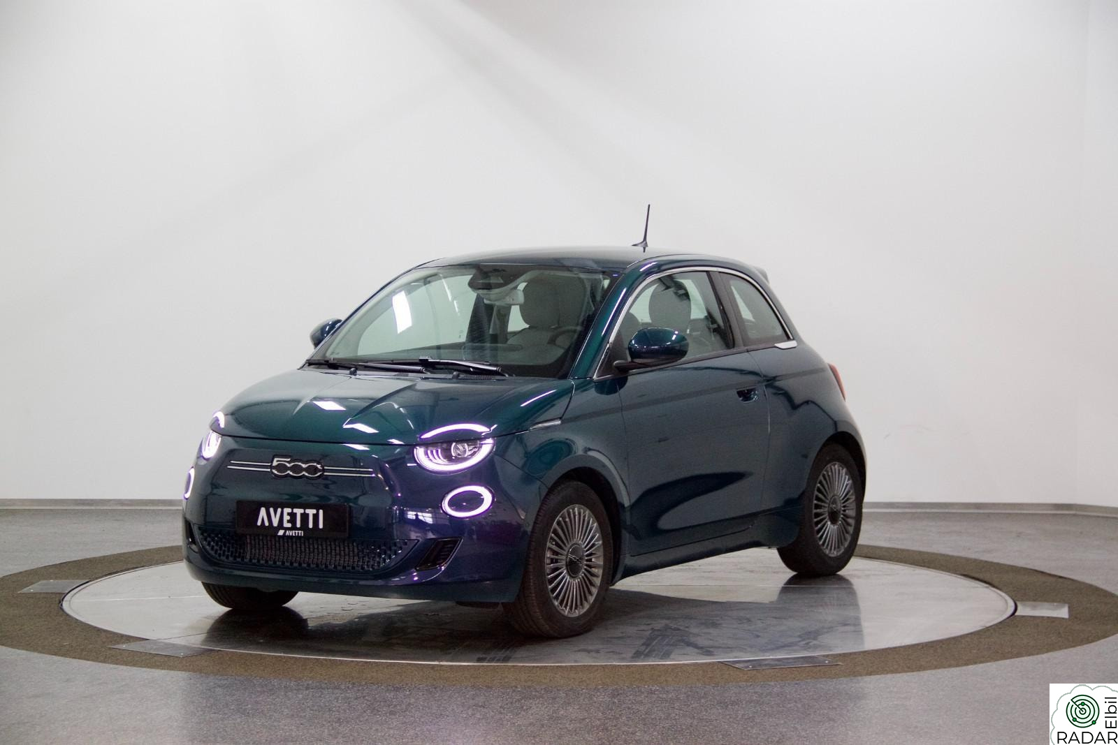 FIAT 500 E ICON 360Kam/Dab+/R.Kam/Keyl/Navi/V.dekk/321km/Norsk!