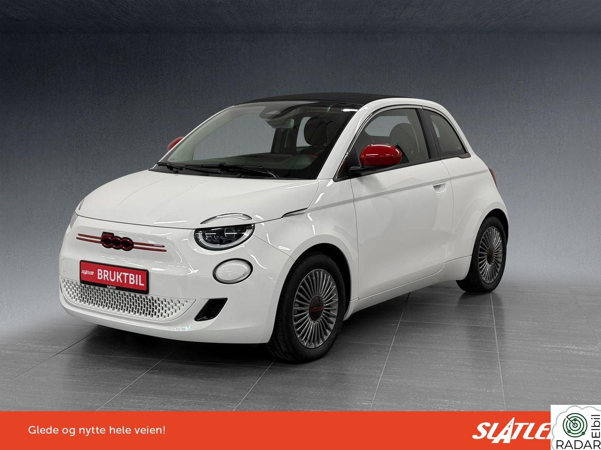 FIAT 500 RED Cabriolet|NAVI/CRUISE/RYGGEKAMERA/LED/CARPLAY+++