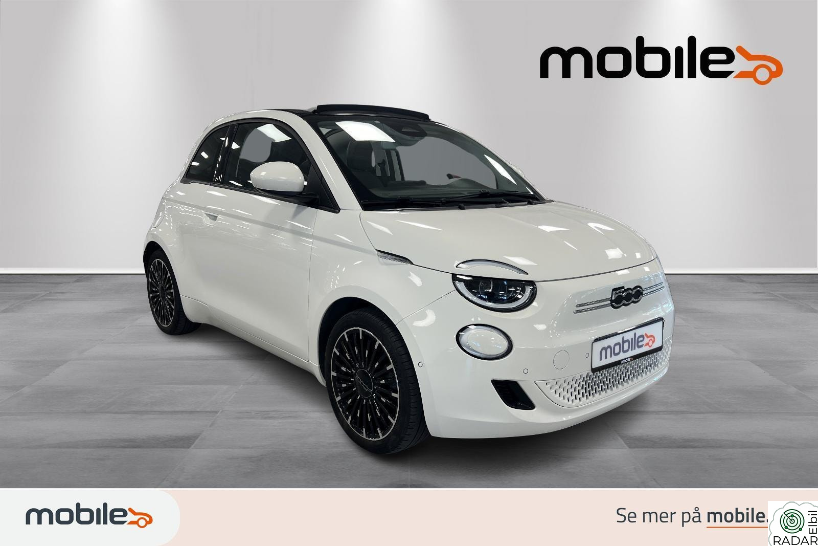 FIAT 500 Icon kabriolet, ryggekamera, adaptiv cruise,299 km WLTP