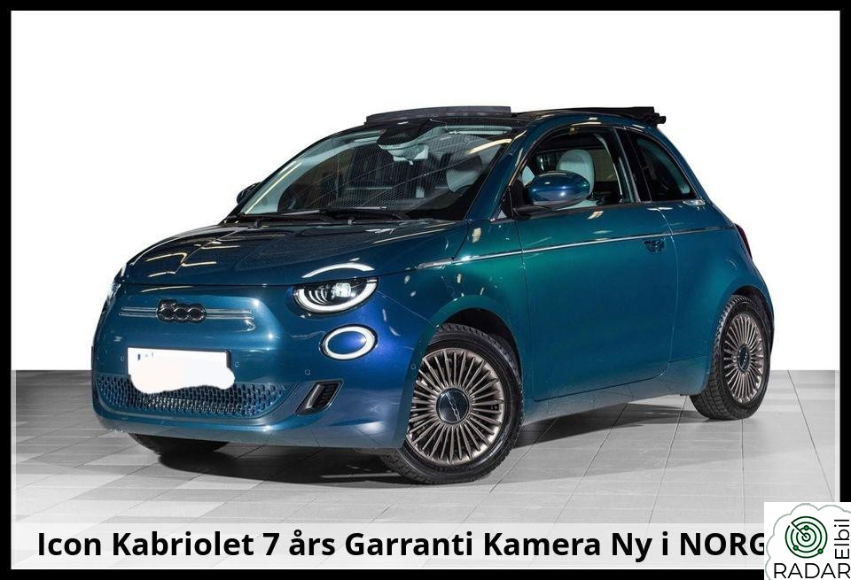 FIAT 500 7 års GarrantiAdaptive Cruise, Apple Carplay, R.Kamera,