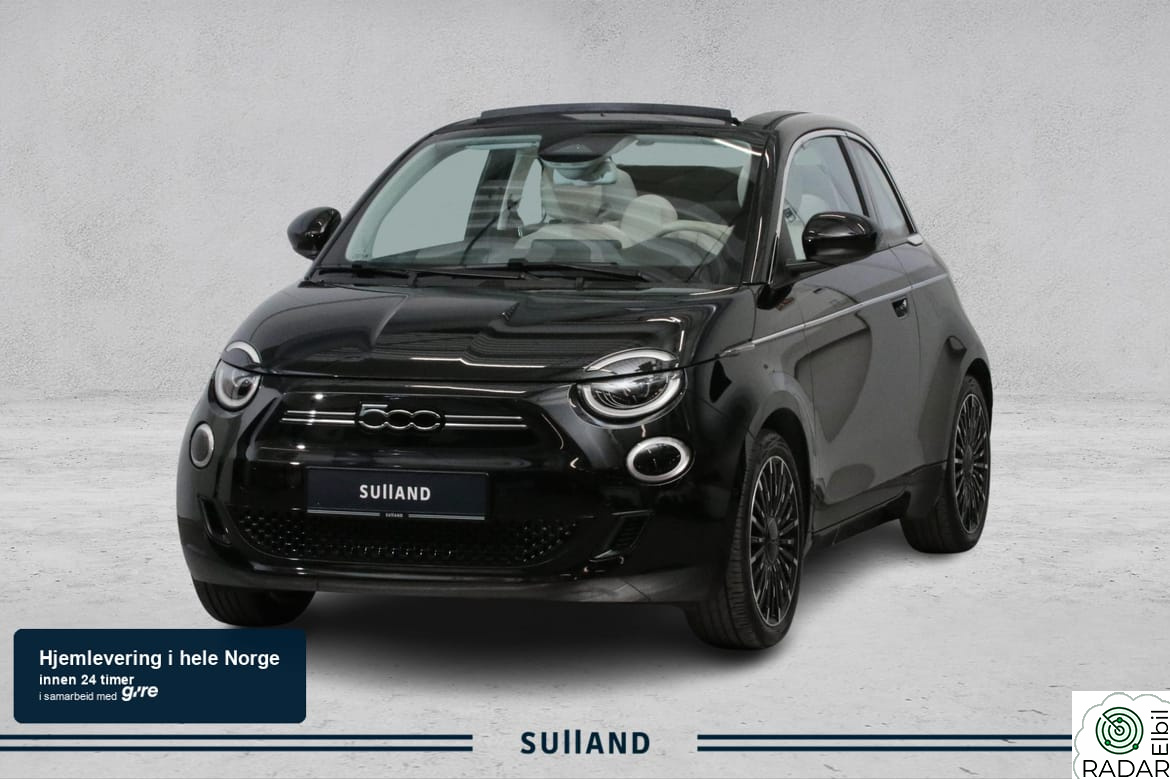 FIAT 500 Cab La Prima /Batteritest/Reg2024/Service/LAV.KM/Apple