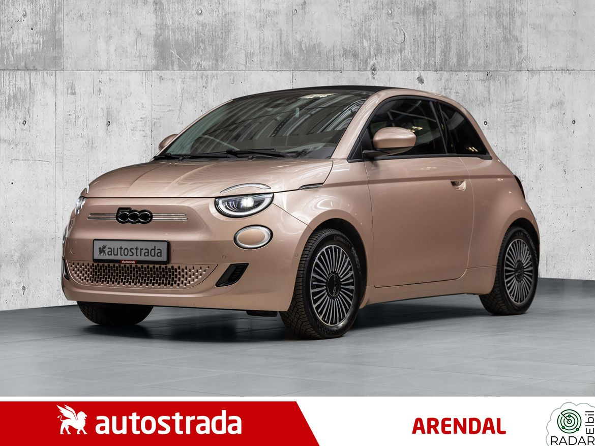 FIAT 500 La Prima Cabriolet / Lav km / ACC / Topp Utstyrt!