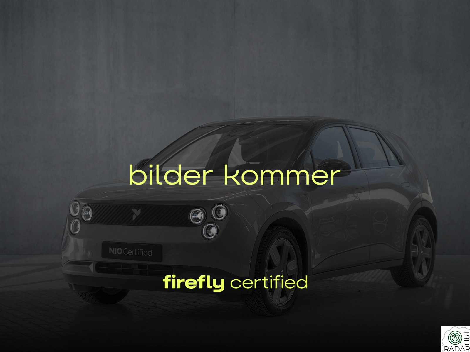 NIO firefly CarPlay/AndroidAuto|ACC|Ryggekamera|Bilder kommer