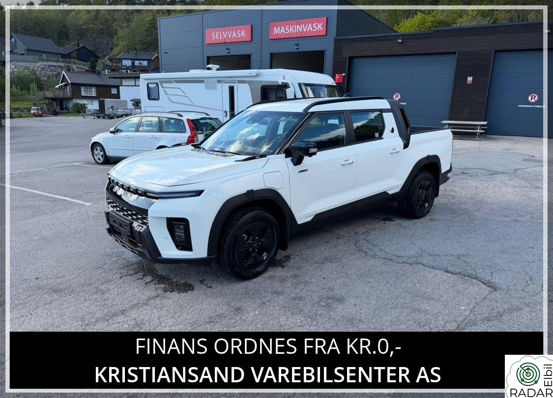 KG MOBILITY MUSSO EV BLACK EDGE LEVERINGSKLAR