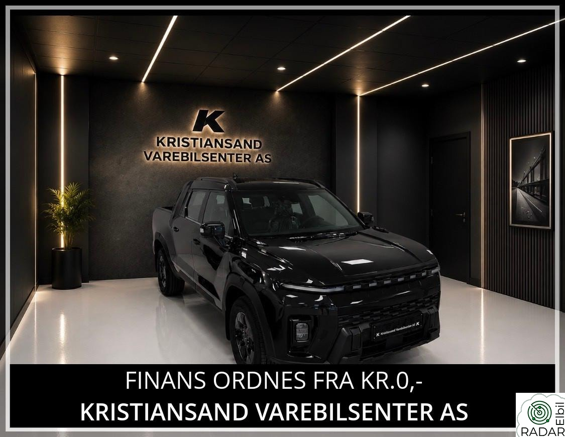 KG MOBILITY MUSSO EV BLACK EDGE LEVERINGSKLAR