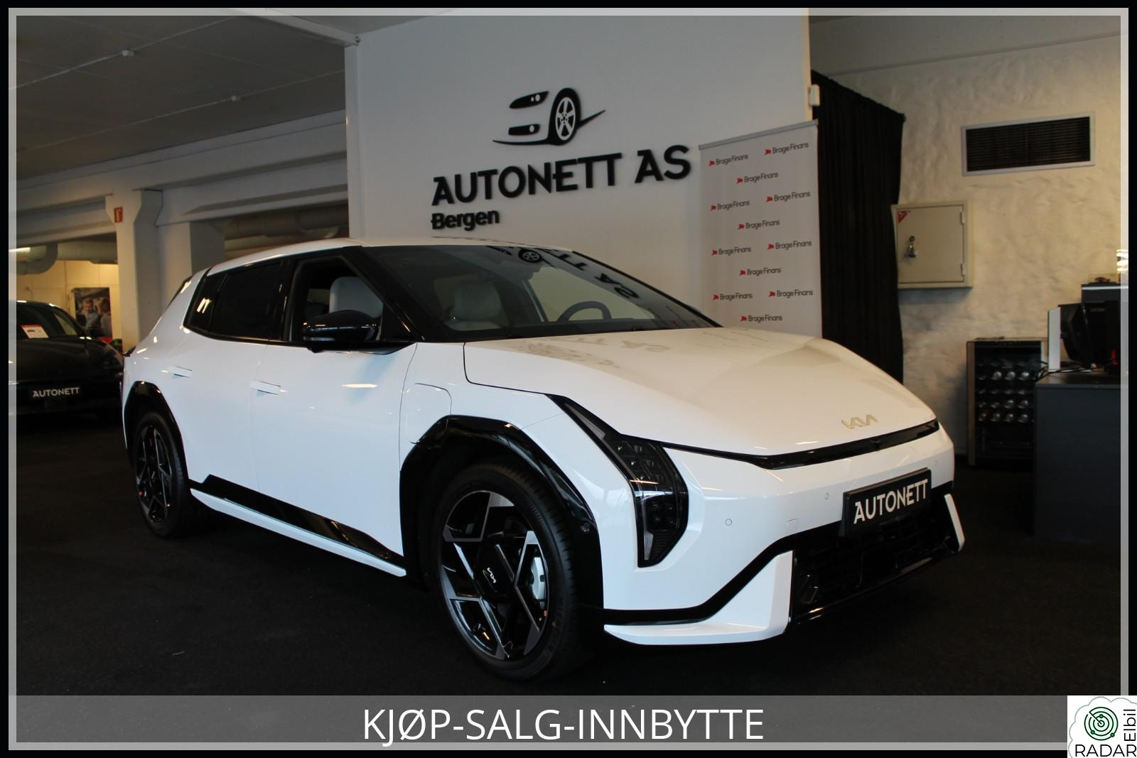 KIA EV4 GT-LINE,81,4KWH,584WLTP,TOPPMODELL,UBRUKT BIL,S/V-HJUL!
