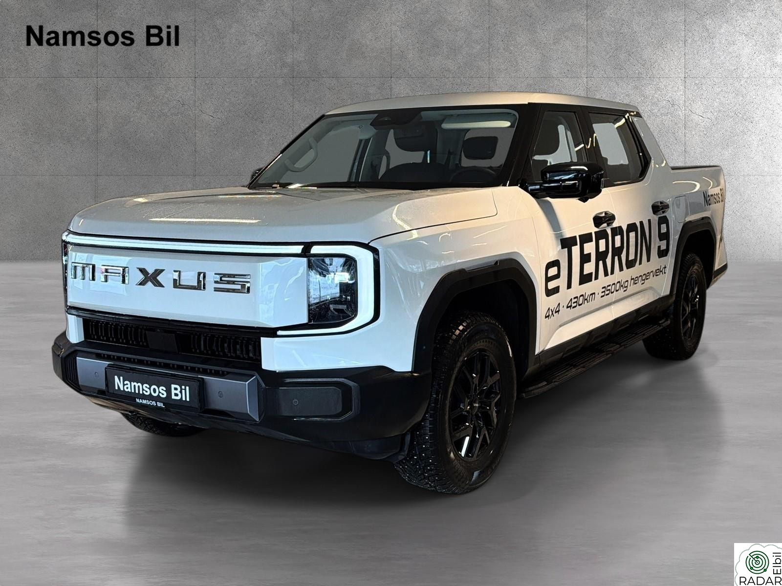 MAXUS eTERRON 9 ELEKTRISK PICKUP | Kraft, komfort og moderne teknologi