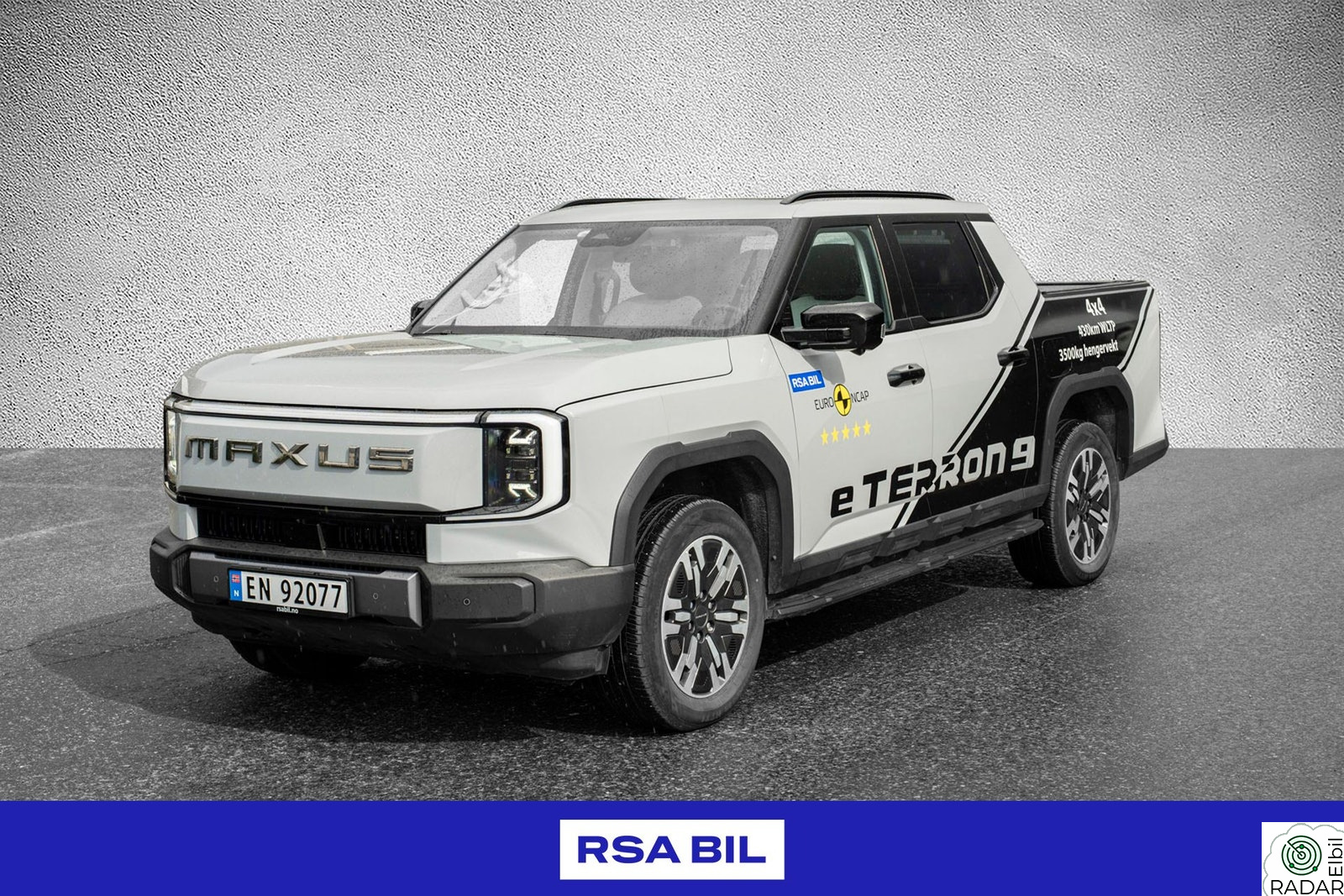 MAXUS e TERRON 9 Premium.442hk.Hengerfeste.Rullelokk.LED.Demo