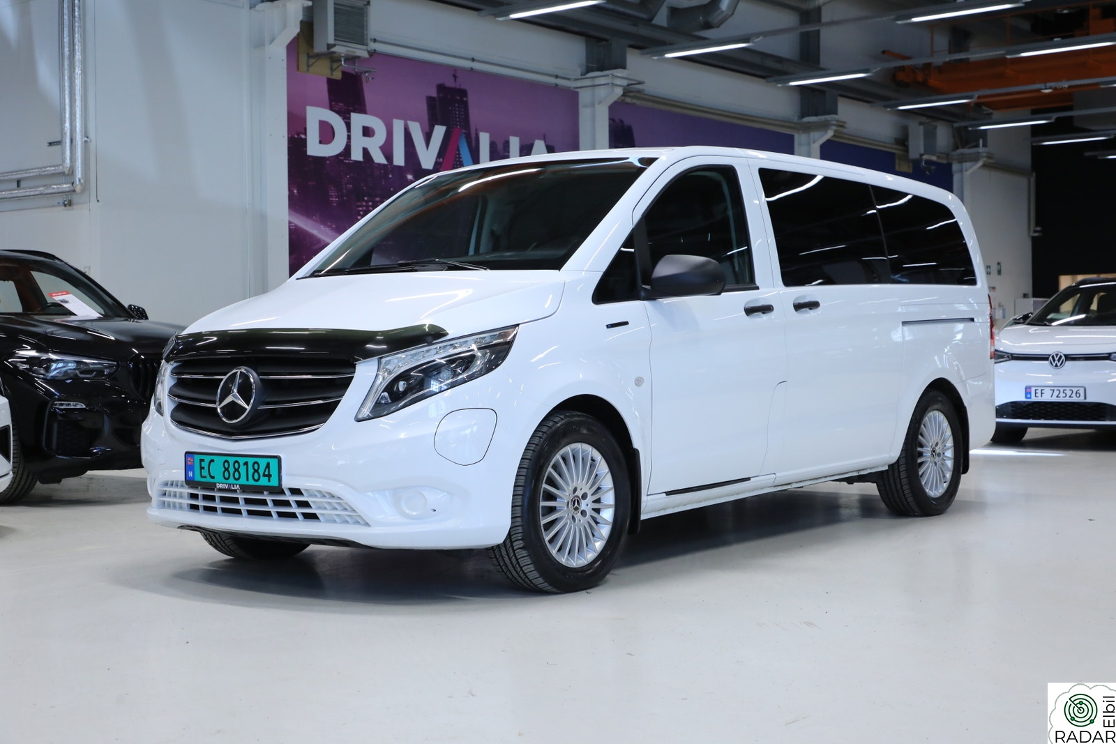 MERCEDES-BENZ EVITO TOURER A2 Long Range/Kamera/Skinn/Ledlys/Acc/Skyvedører