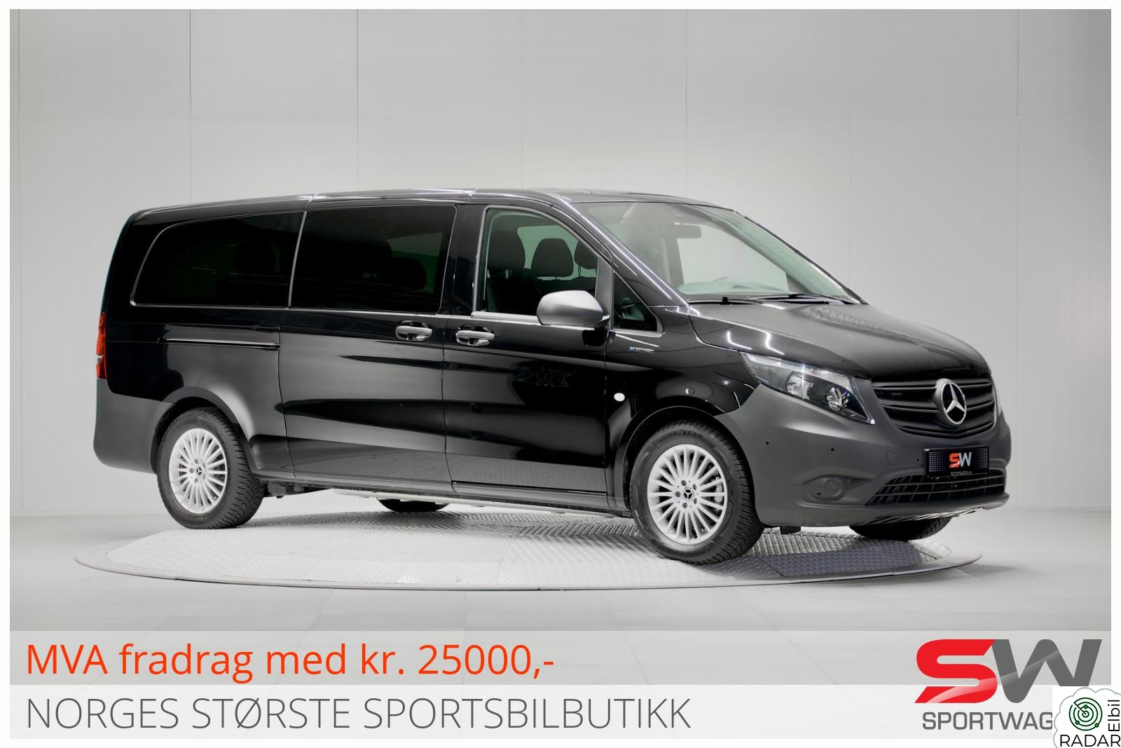 MERCEDES-BENZ eVito Tourer EVito 129 Tourer Extralang - Rullestolbil -