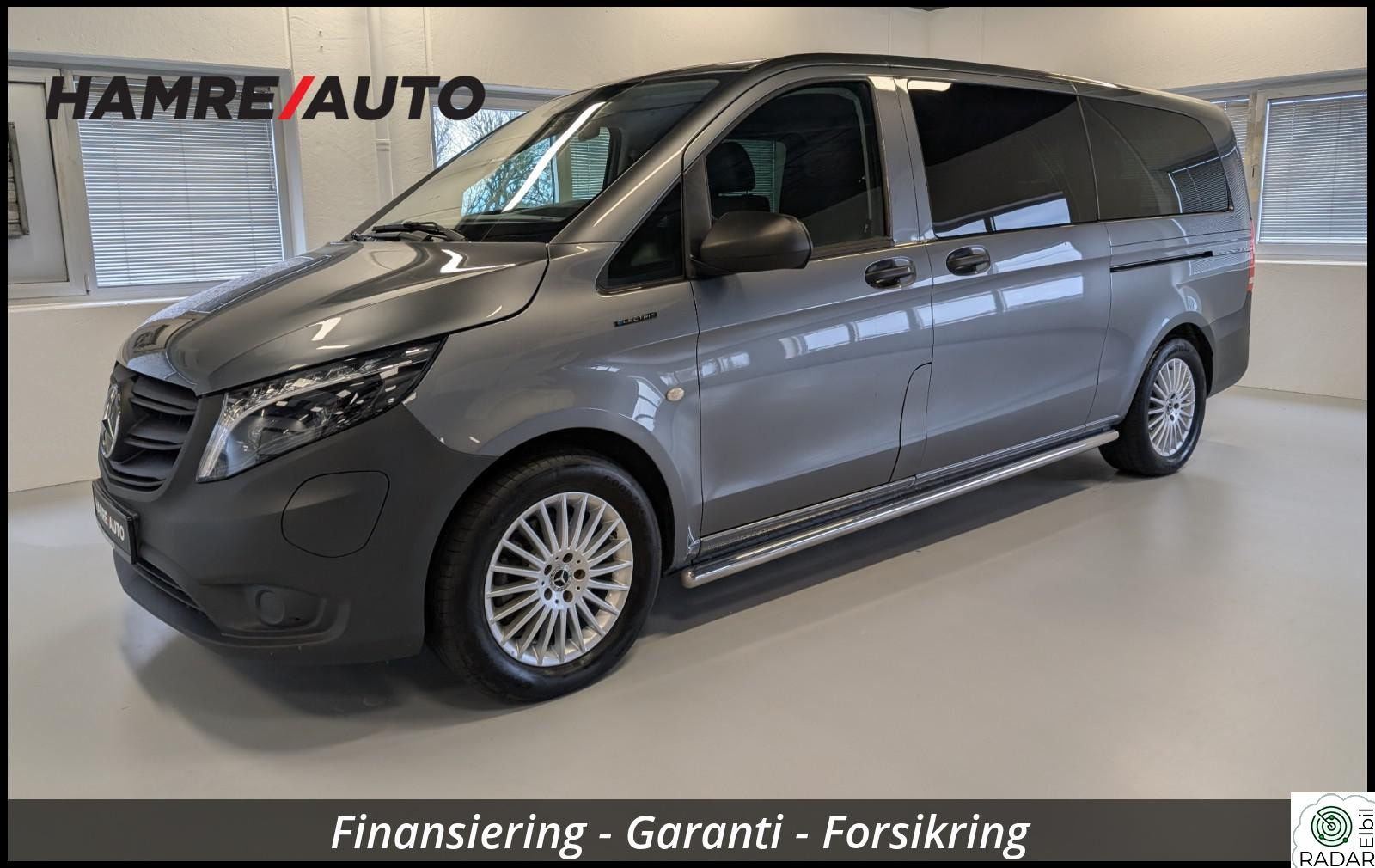 MERCEDES-BENZ eVito Tourer 9-Seter/El.Skyvedører/1.eier/Skinn/AdaptivC/Filskifte