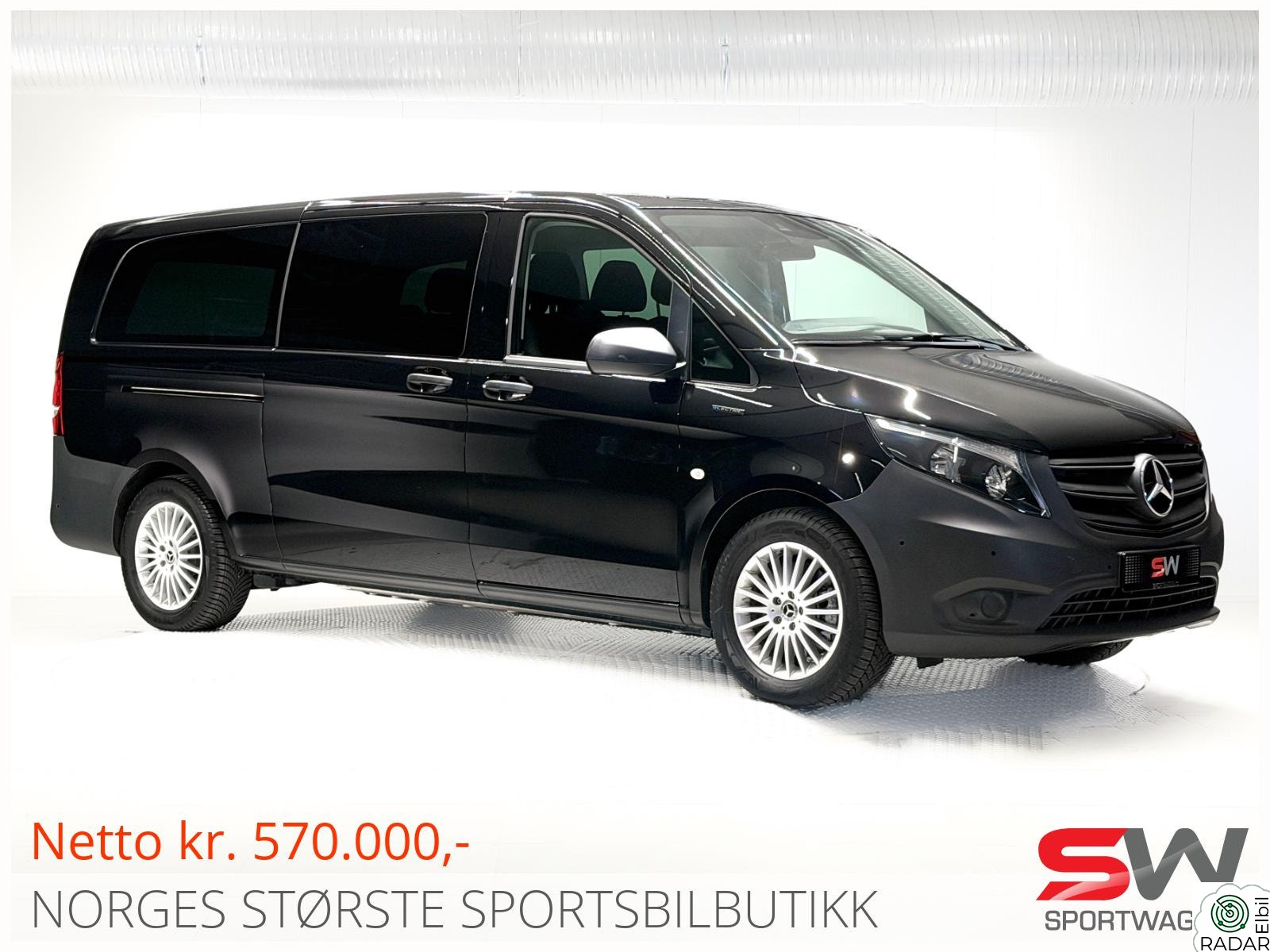 MERCEDES-BENZ eVito Tourer EVito 129 Tourer Extralang - Rullestolbil - MOMS