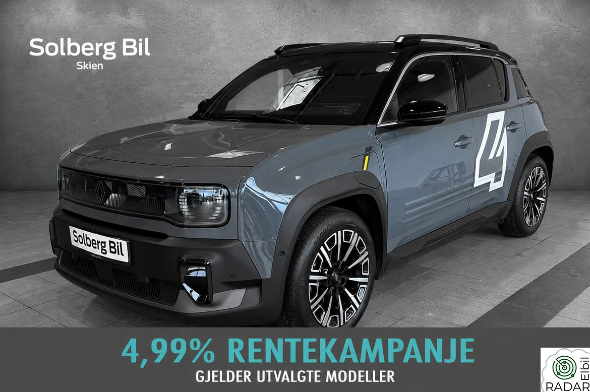 RENAULT 4 E-TECH ELECTRIC RENTEKAMPANJE 4,99%/ ICONIC/ KAMERA/ 400WLTP