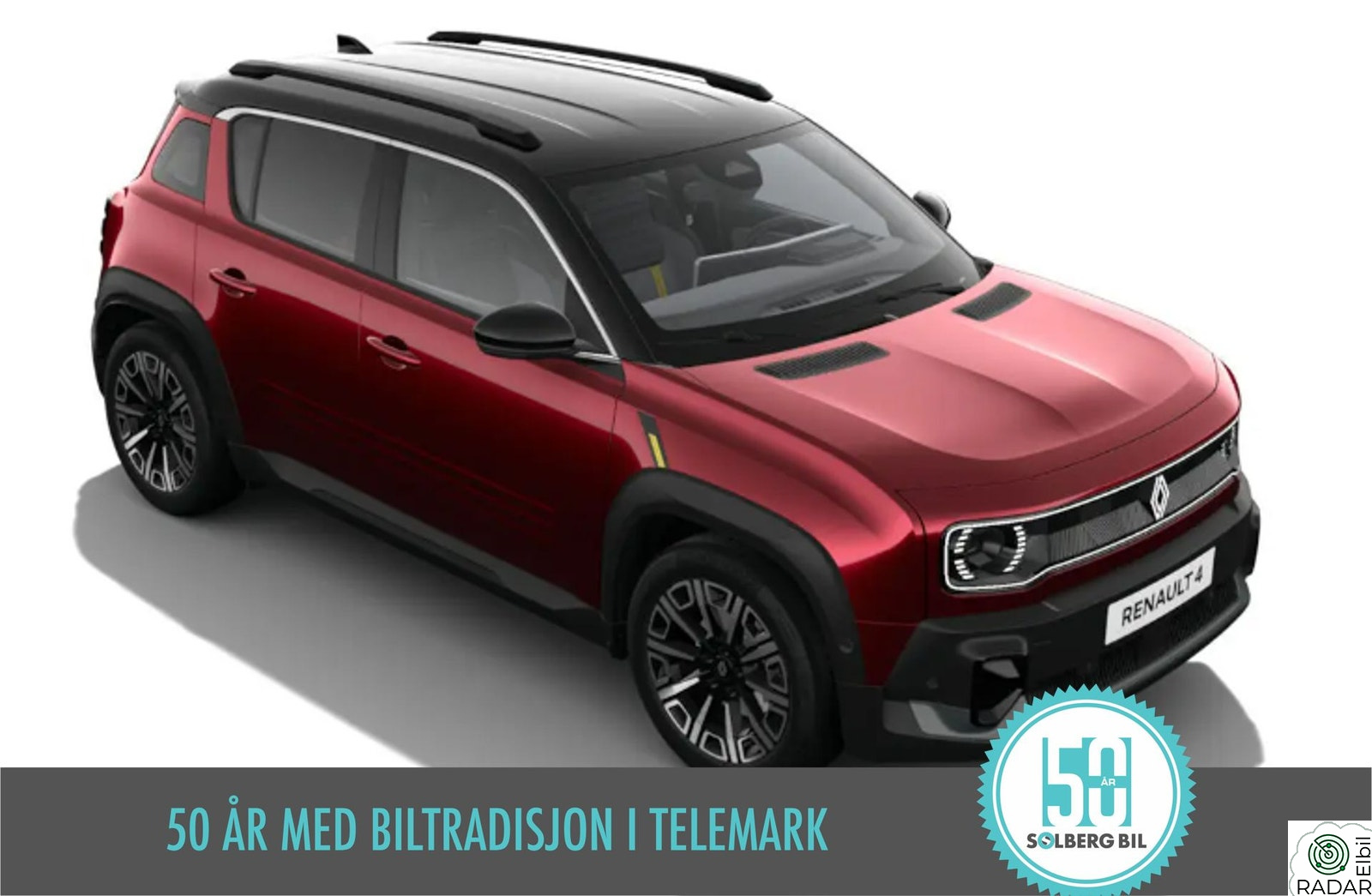 RENAULT 4 E-TECH ELECTRIC Iconic TOPPMODELL/HARMAN KARDON/KEY-LESS