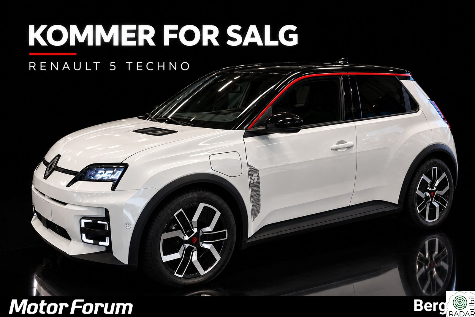 RENAULT 5 E-TECH ELECTRIC TECHNO 52kWh | R.KAM | NAVI | ACC | APPSTYRING