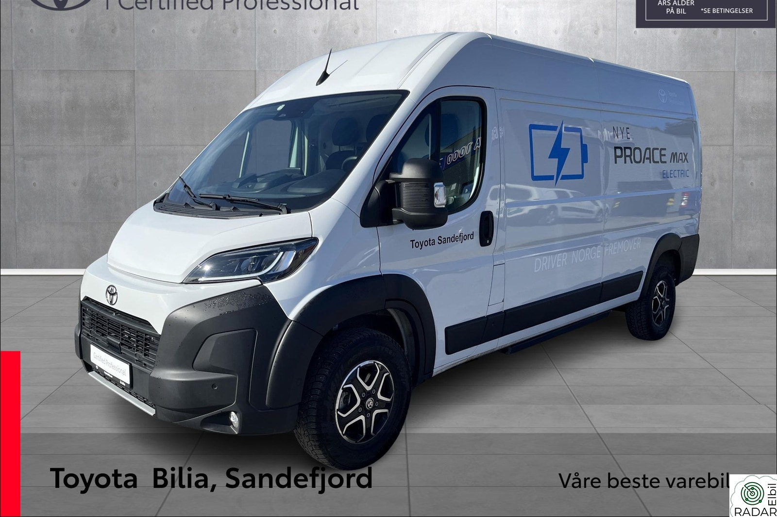 TOYOTA PROACE MAX Toyota ProAce Max, 2025Comf P R.kam 6,25% med 35% EK