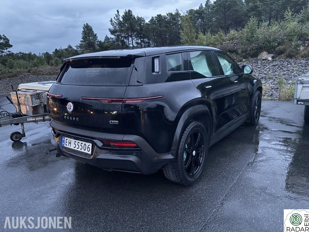 FISKER Ocean Extreme 564hk AWD solarsky soltak 707km s+v dekk eu ok