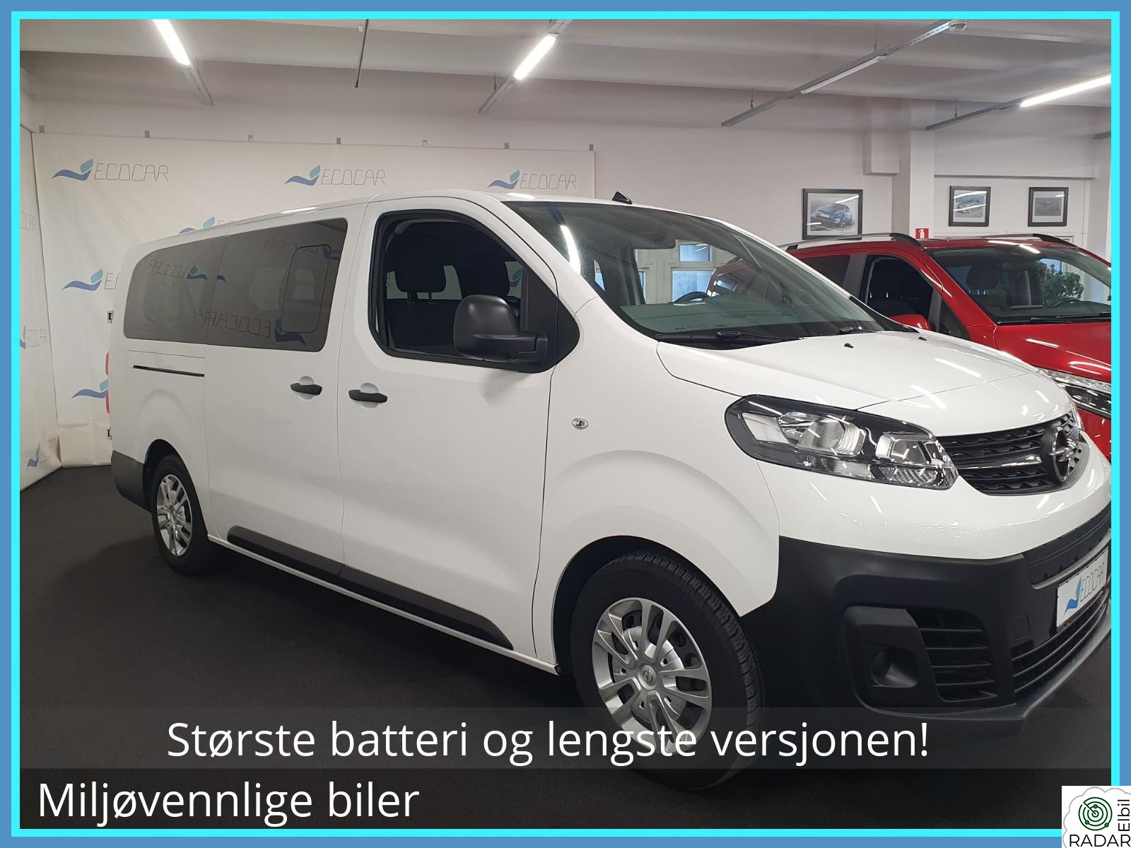 OPEL EXPERT TRAVELLER Life/Vivaro/75kwh/9 seter/Stort batteri/Lang versjon L3