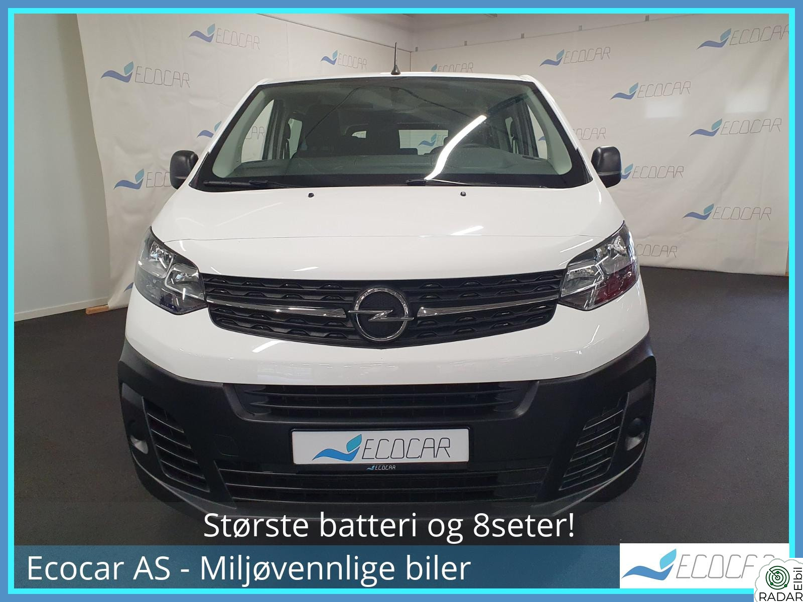 OPEL VIVARO / ZAFIRA LIFE Life/Vivaro/75kwh/8 seter/Stort batteri/Lang-L3
